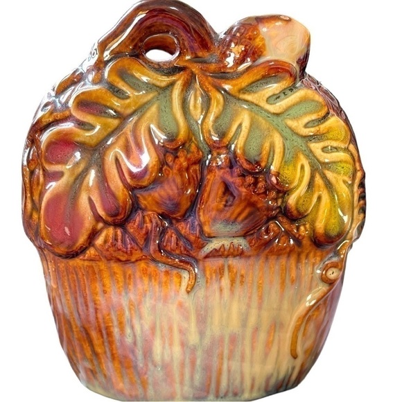 CERAMIC acorn napkin holder, excellent condition, retro - Picture 4 of 6